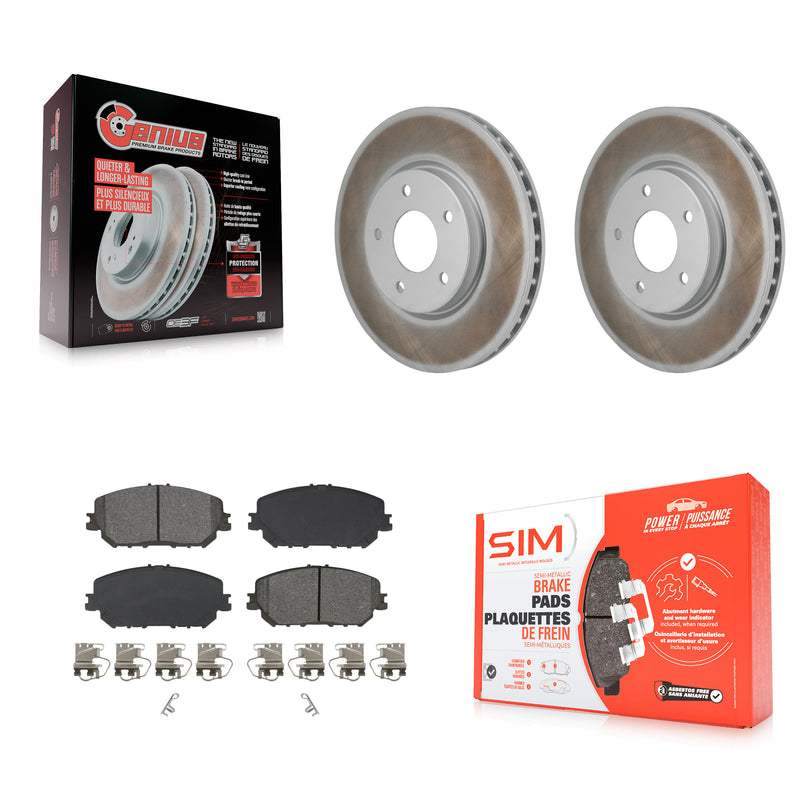 Transit Auto KGS-102828 Disc Brake Kit for 2021-2023 Nissan Rogue - Front