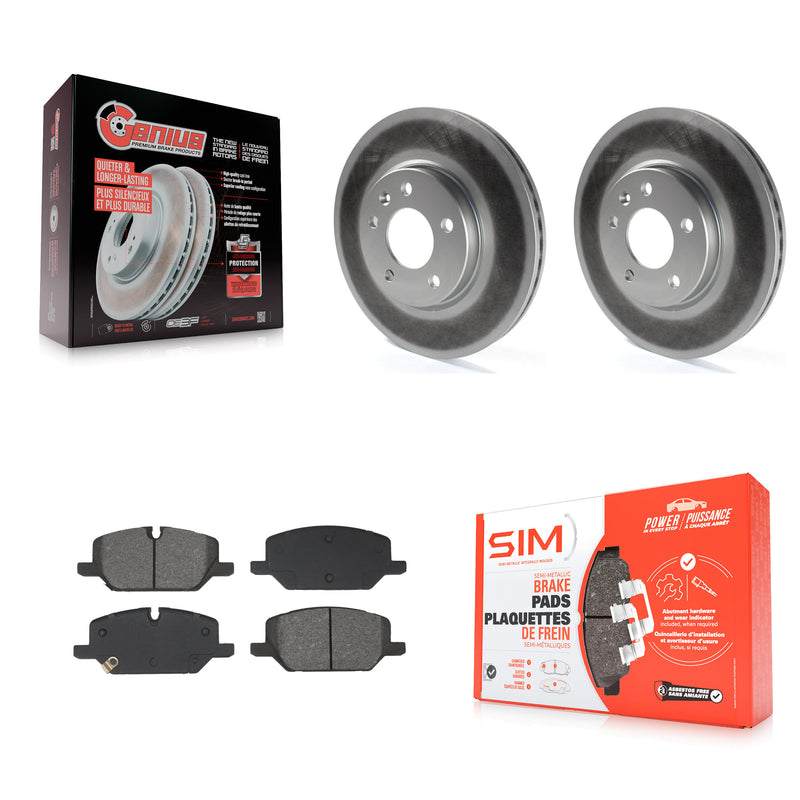 Transit Auto KGS-102836 Disc Brake Kit for 2022-2023 GMC Terrain - Front