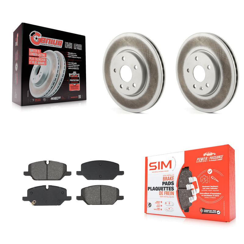 Transit Auto KGS-102837 Disc Brake Kit for 2020-2023 Buick Envision, Cadillac XT4 - Front