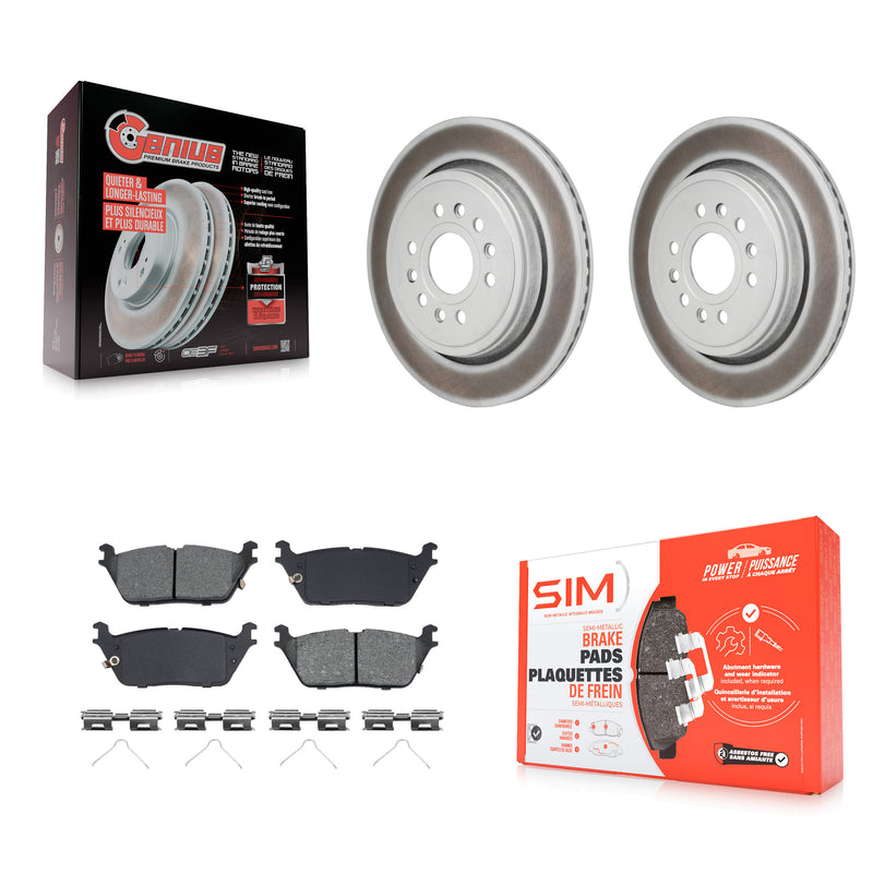 Transit Auto KGS-102840 Disc Brake Kit for 2021-2024 Jeep Grand Wagoneer L, Jeep Wagoneer L and More - Rear