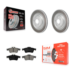 Transit Auto KGS-102844 Disc Brake Kit for 2016 Jaguar XJ - Rear