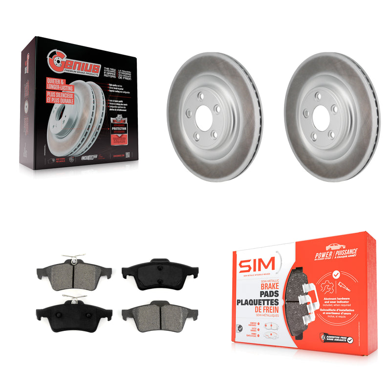 Transit Auto KGS-102844 Disc Brake Kit for 2016 Jaguar XJ - Rear