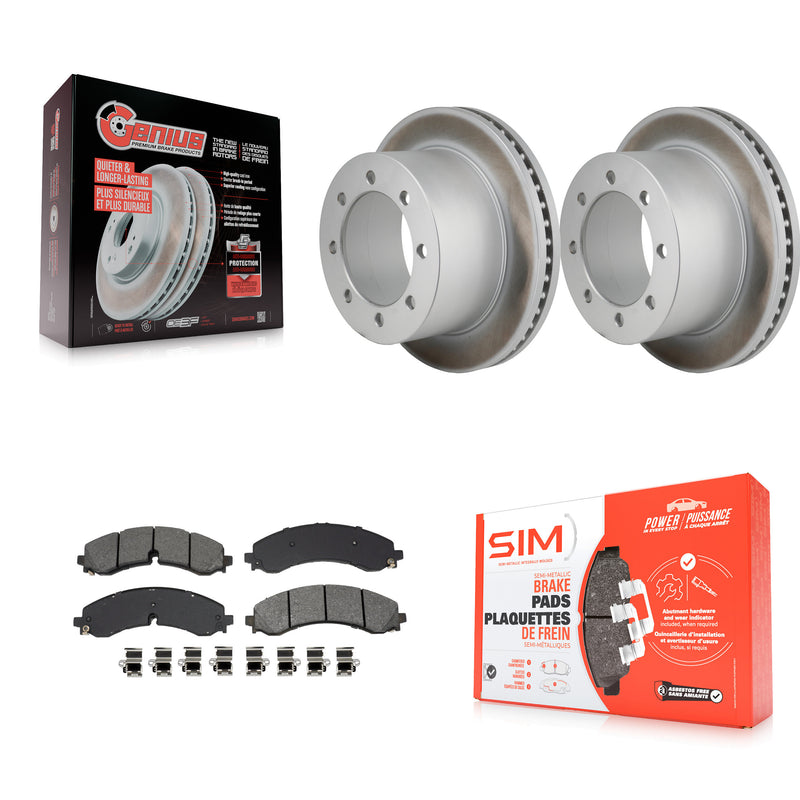 Transit Auto KGS-102847 Disc Brake Kit for 2020-2024 Chevrolet Silverado 3500 HD, GMC Sierra 3500 HD - Rear