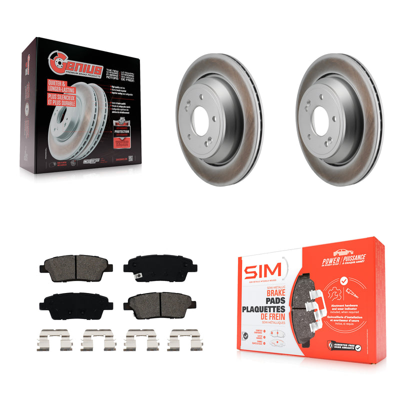 Transit Auto KGS-102851 Disc Brake Kit for 2015 Kia K900 - Rear