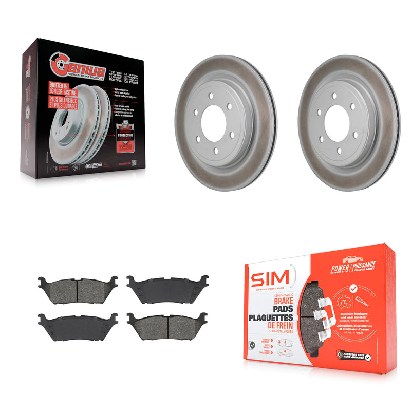 Transit Auto KGS-102866 Disc Brake Kit for 2021-2025 Ford F-150 Lightning, Ford Expedition and More - Rear