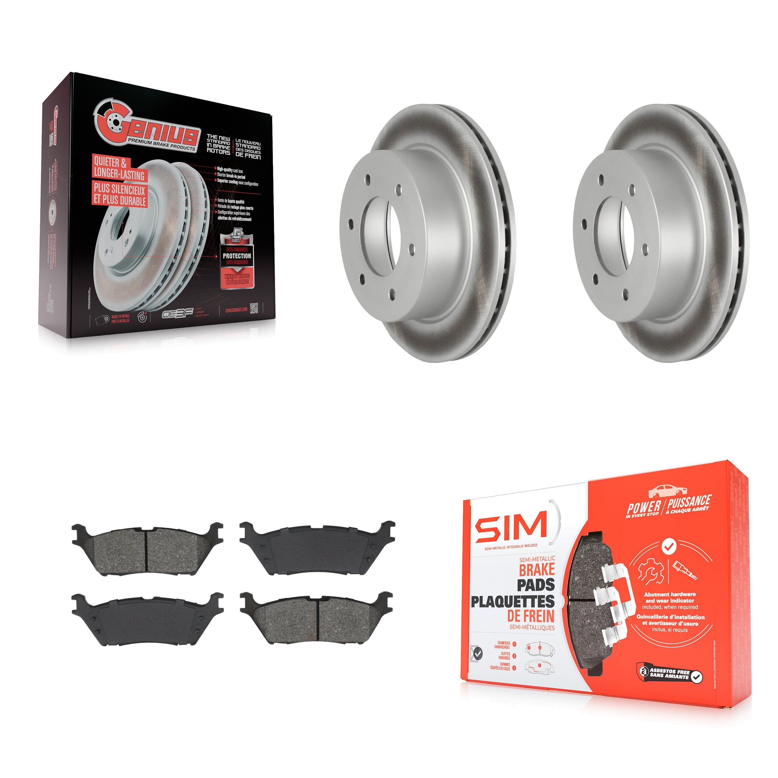 Transit Auto KGS-102867 Disc Brake Kit for 2022-2023 Ford Bronco - Rear