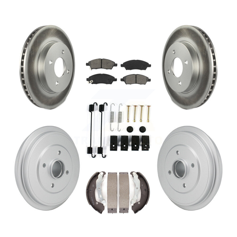 Transit Auto KGS-102874 Disc Brake Kit for 2012-2019 Nissan Micra, Nissan Versa, Nissan Versa Note - Front and Rear