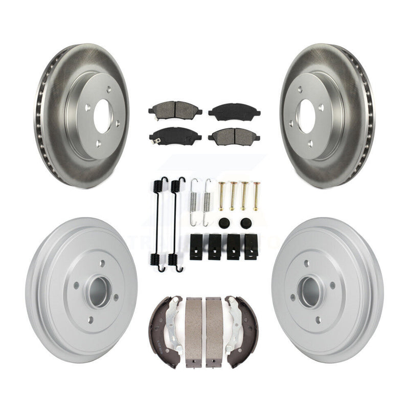 Transit Auto KGS-102874 Disc Brake Kit for 2012-2019 Nissan Micra, Nissan Versa, Nissan Versa Note - Front and Rear
