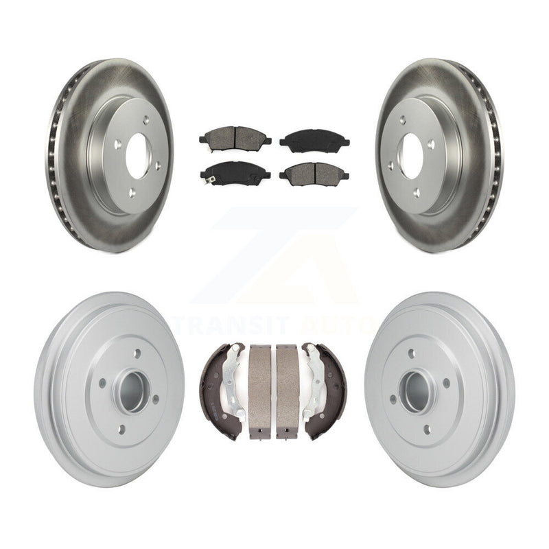 Transit Auto KGS-102890 Disc Brake Kit for 2012-2019 Nissan Micra, Nissan Versa, Nissan Versa Note - Front and Rear