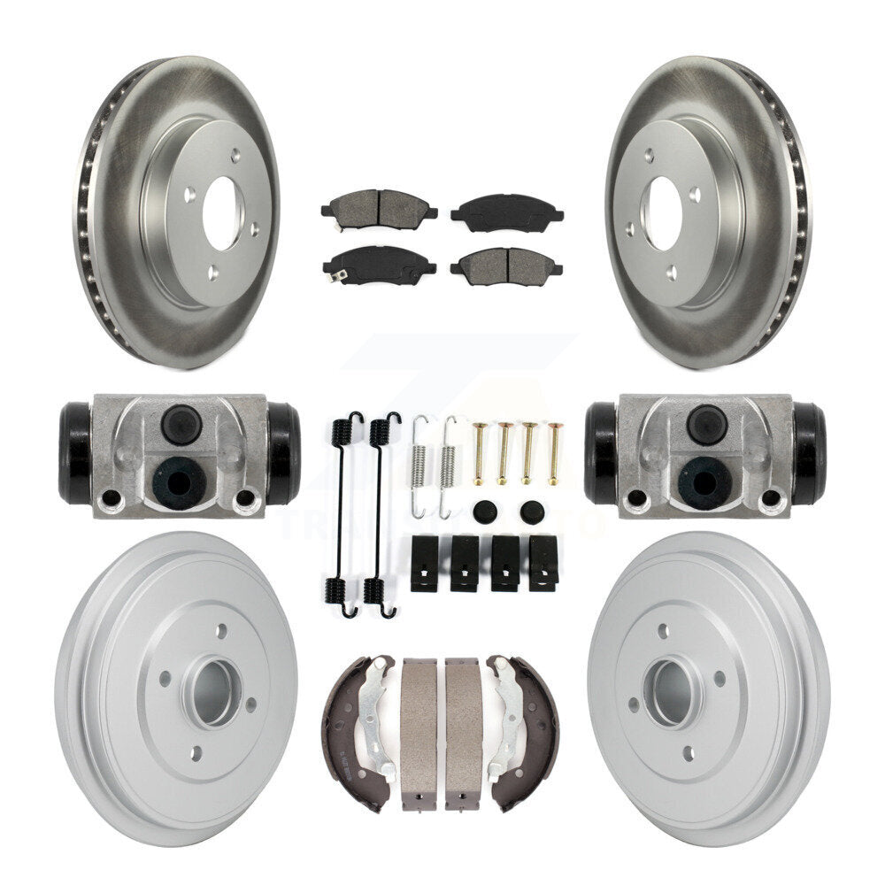 Transit Auto KGS-102896 Disc Brake Kit for 2012-2019 Nissan Micra, Nissan Versa, Nissan Versa Note - Front and Rear