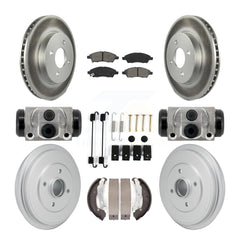 Transit Auto KGS-102896 Disc Brake Kit for 2012-2019 Nissan Micra, Nissan Versa, Nissan Versa Note - Front and Rear