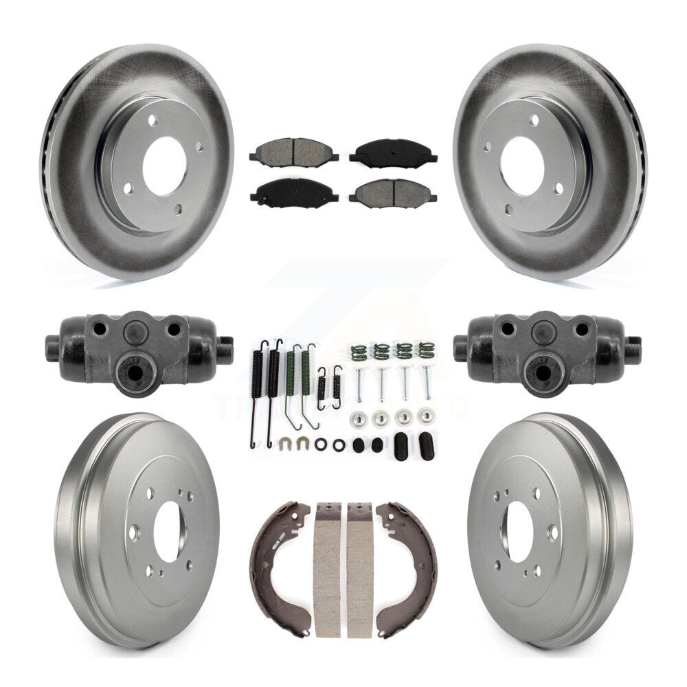 Transit Auto KGS-102897 Disc Brake Kit for 2008 Nissan Versa - Front and Rear