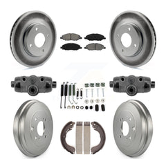 Transit Auto KGS-102897 Disc Brake Kit for 2008 Nissan Versa - Front and Rear