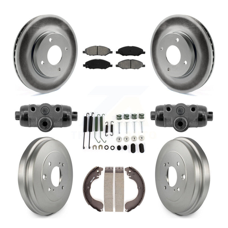 Transit Auto KGS-102897 Disc Brake Kit for 2008 Nissan Versa - Front and Rear