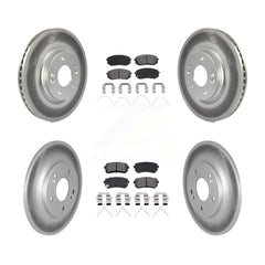 Transit Auto KGS-102918 Disc Brake Kit for 2018-2024 Hyundai Kona, Kia Seltos - Front and Rear