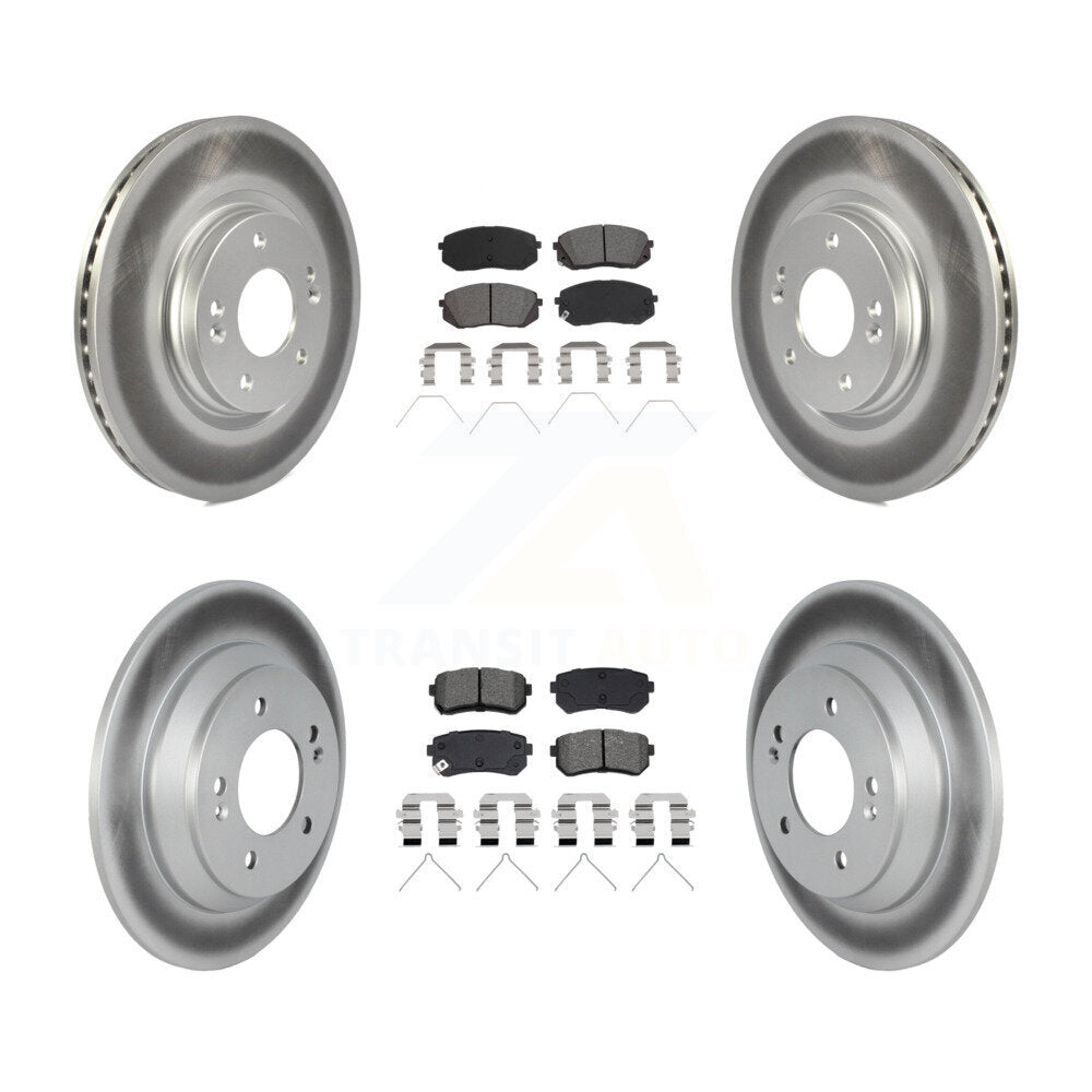 Transit Auto KGS-102919 Disc Brake Kit for 2018-2021 Hyundai Kona - Front and Rear