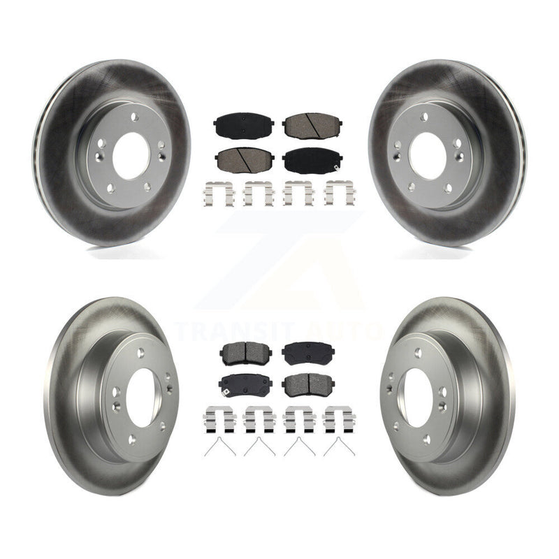 Transit Auto KGS-102920 Disc Brake Kit for 2018-2023 Hyundai Kona, Kia Seltos - Front and Rear
