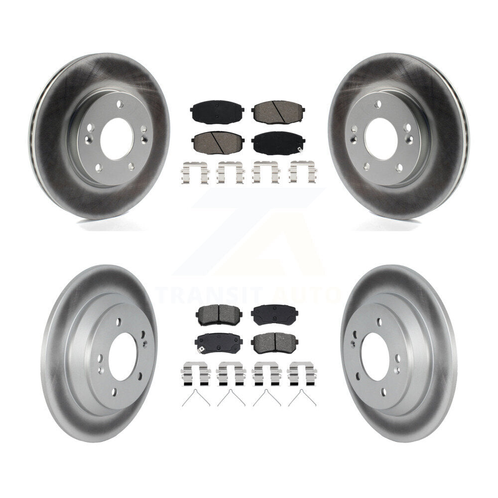 Transit Auto KGS-102921 Disc Brake Kit for 2022 Hyundai Kona - Front and Rear