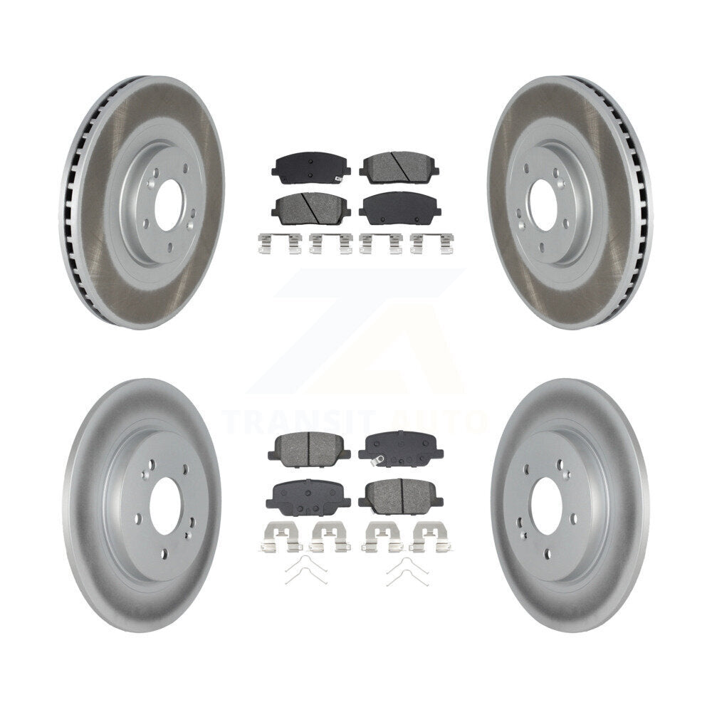 Transit Auto KGS-102927 Disc Brake Kit for 2020-2024 Hyundai Palisade, Kia Telluride - Front and Rear