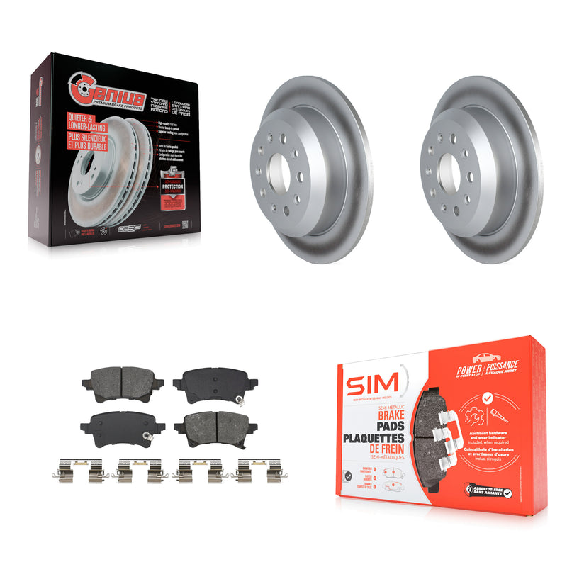 Transit Auto KGS-102930 Disc Brake Kit for 2021 Jeep Wrangler - Rear