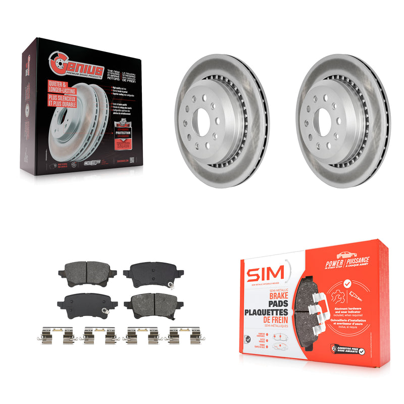 Transit Auto KGS-102931 Disc Brake Kit for 2020-2023 Jeep Wrangler, Jeep Gladiator - Rear