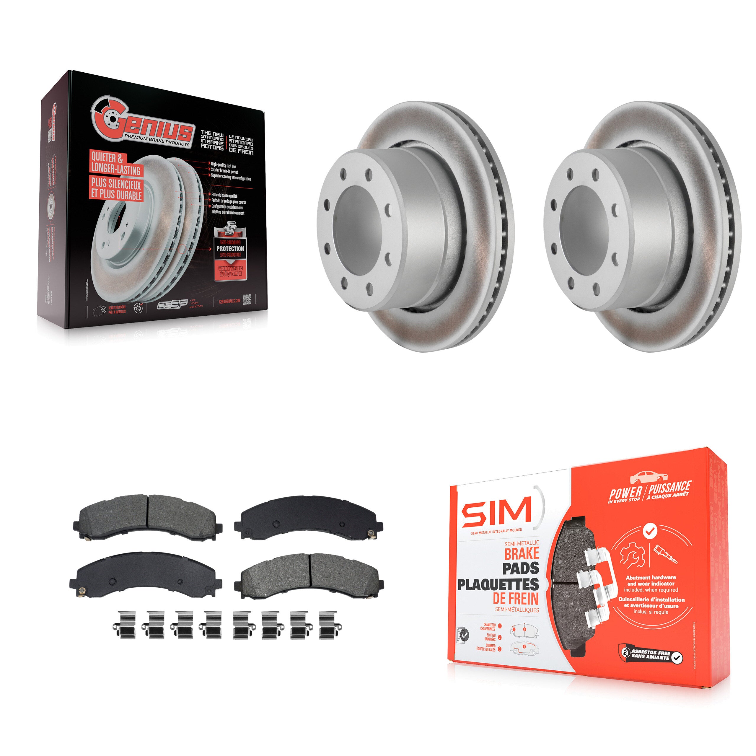 Transit Auto KGS-102932 Disc Brake Kit for 2020-2021 Ram 3500 - Rear
