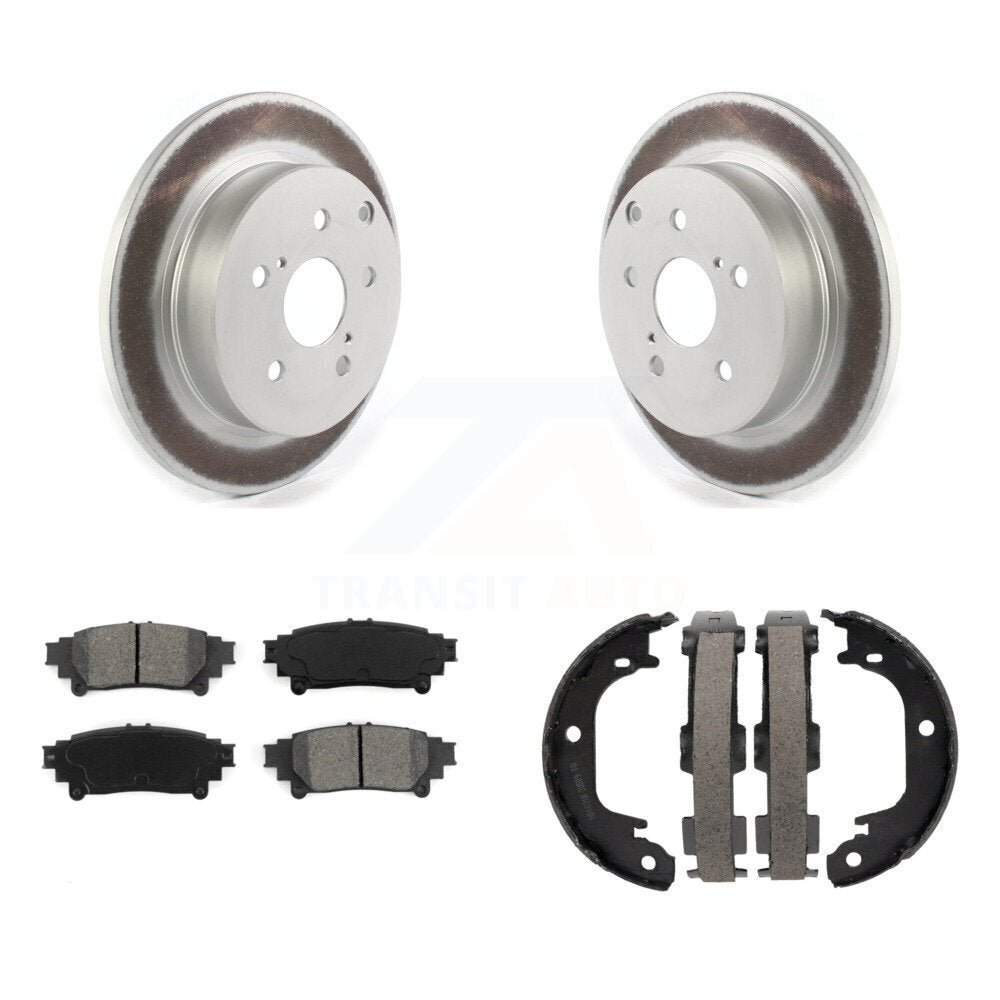Transit Auto KGS-102968 Disc Brake Kit for 2012-2020 Toyota Mirai, Toyota Prius V - Rear