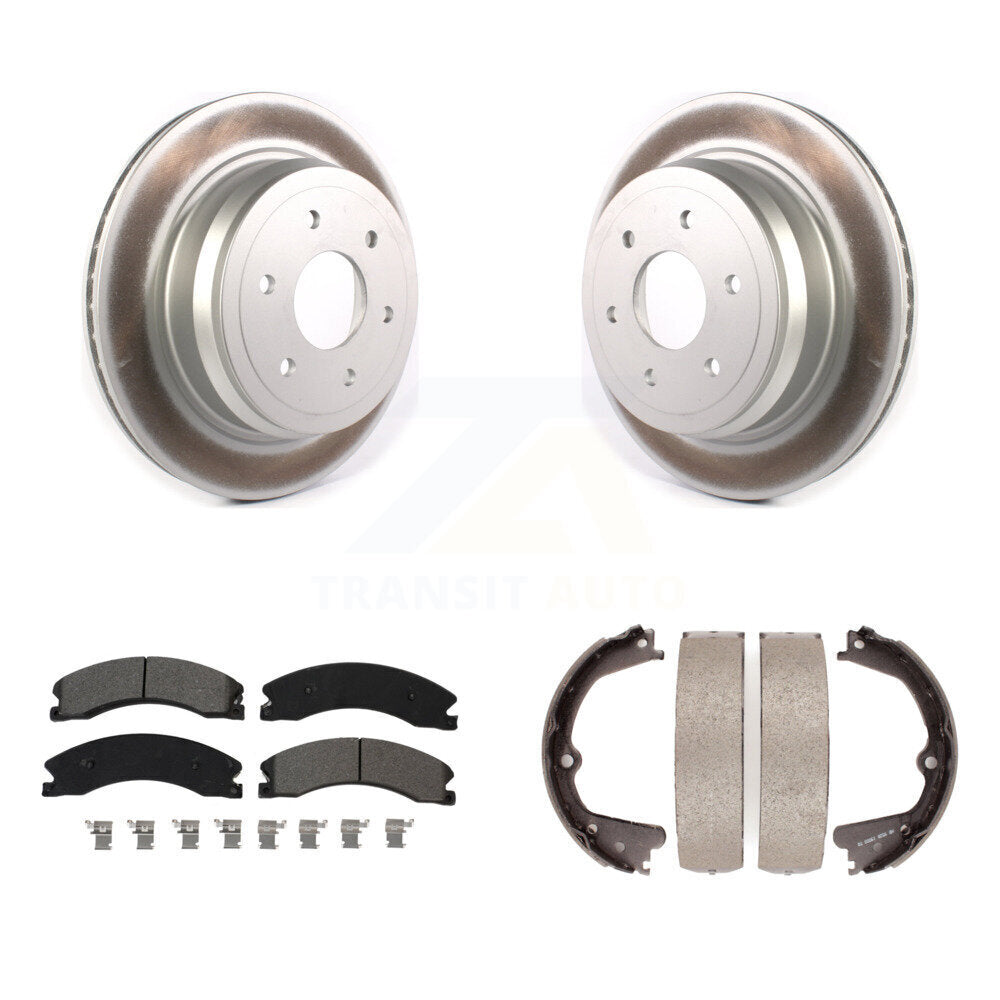 Transit Auto KGS-102997 Disc Brake Kit for 2016-2019 Nissan TITAN XD - Rear