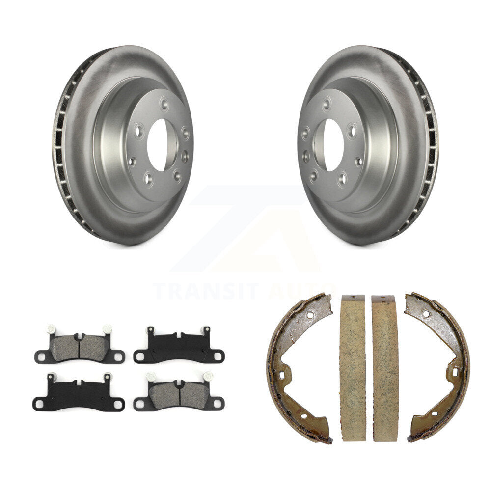 Transit Auto KGS-103044 Disc Brake Kit for 2011-2018 Porsche Cayenne, Volkswagen Touareg - Rear