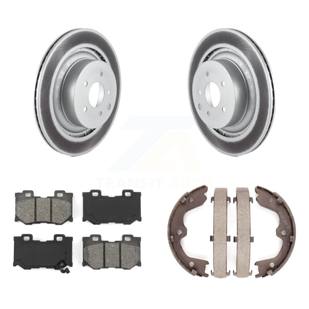 Transit Auto KGS-103046 Disc Brake Kit for 2009-2016 INFINITI Q60, INFINITI G37, Nissan 370Z - Rear