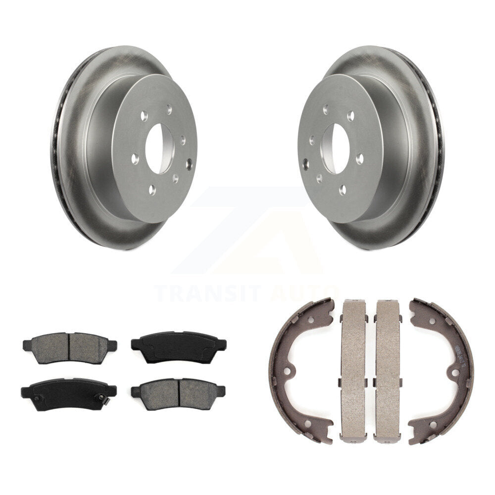 Transit Auto KGS-103110 Disc Brake Kit for 2005-2023 Nissan Xterra, Nissan Frontier - Rear