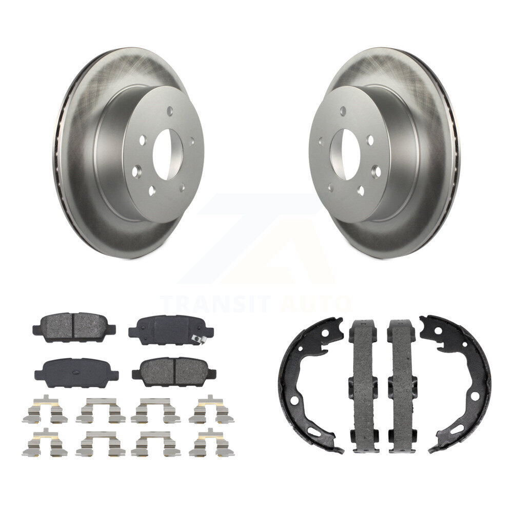 Transit Auto KGS-103159 Disc Brake Kit for 2014-2023 Nissan Rogue Sport, Nissan Rogue, Nissan Qashqai - Rear