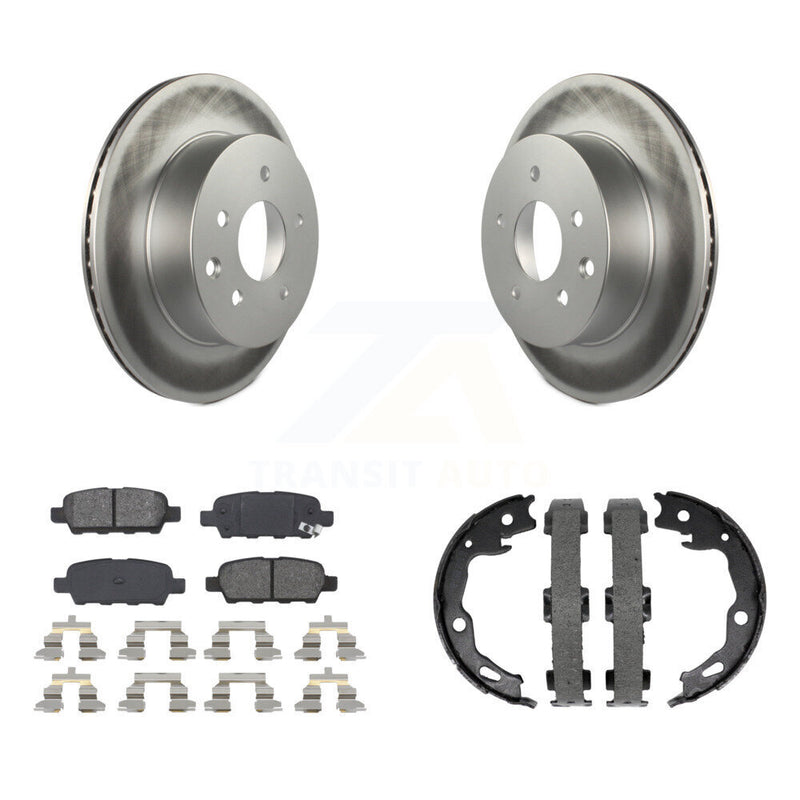 Transit Auto KGS-103159 Disc Brake Kit for 2014-2023 Nissan Rogue Sport, Nissan Rogue, Nissan Qashqai - Rear