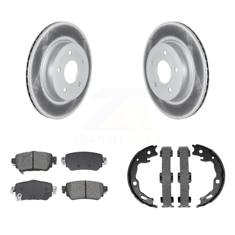 Transit Auto KGS-103160 Disc Brake Kit for 2018-2023 Nissan Rogue Sport, Nissan Qashqai, Nissan Rogue - Rear