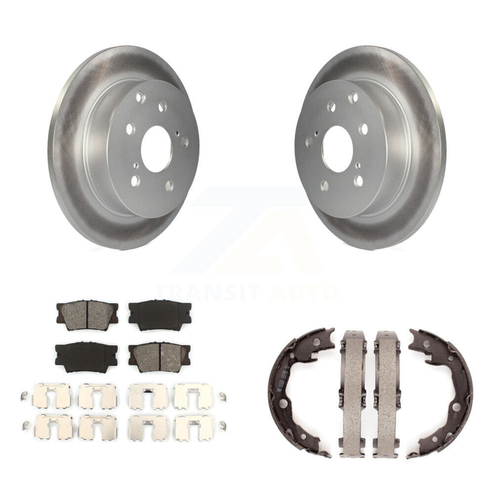 Transit Auto KGS-103201 Disc Brake Kit for 2006-2018 Lexus HS250h, Toyota RAV4 - Rear