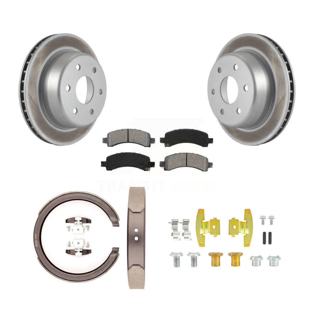 Transit Auto KGS-103287 Disc Brake Kit for 2002-2014 Cadillac Escalade, Chevrolet Avalanche 1500 and More - Rear