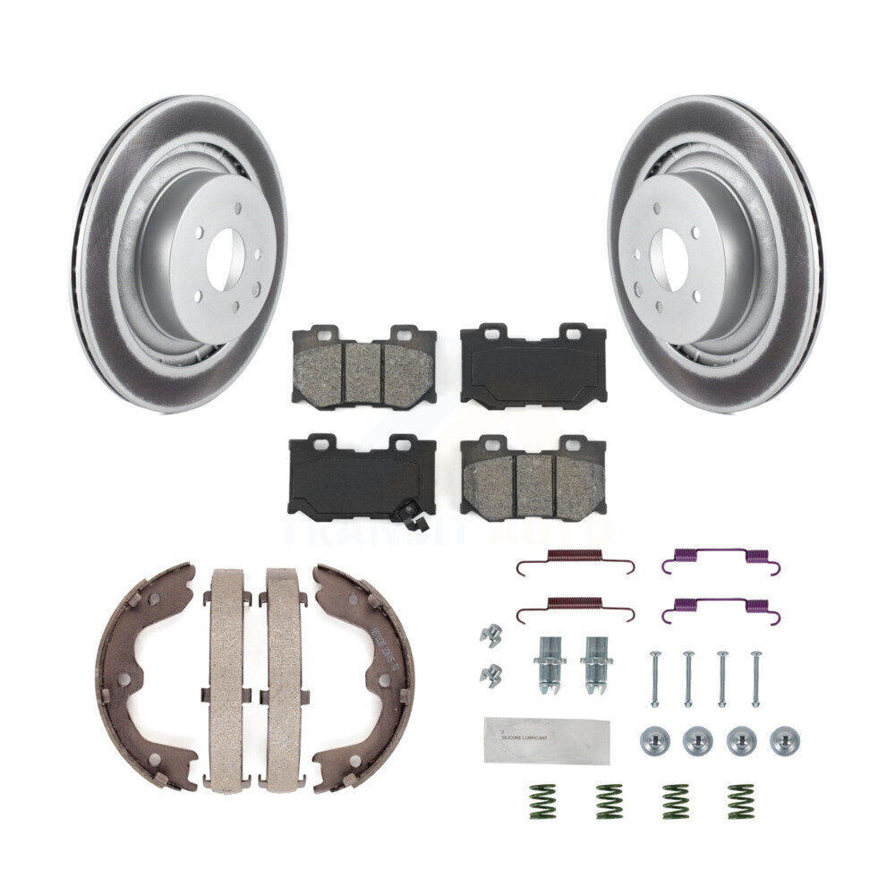Transit Auto KGS-103310 Disc Brake Kit for 2009-2016 INFINITI Q60, INFINITI G37, Nissan 370Z - Rear
