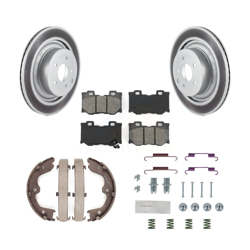 Transit Auto KGS-103310 Disc Brake Kit for 2009-2016 INFINITI Q60, INFINITI G37, Nissan 370Z - Rear