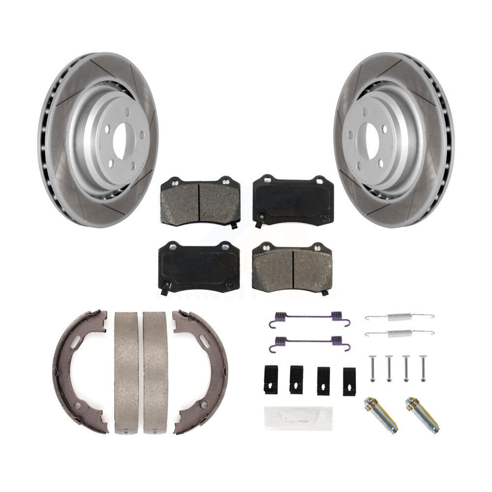Transit Auto KGS-103335 Disc Brake Kit for 2005-2021 Dodge Charger, Dodge Challenger and More - Rear