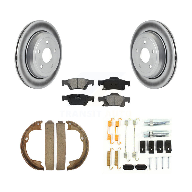 Transit Auto KGS-103344 Disc Brake Kit for 2011-2022 Jeep Grand Cherokee WK, Dodge Durango, Jeep Grand Cherokee - Rear