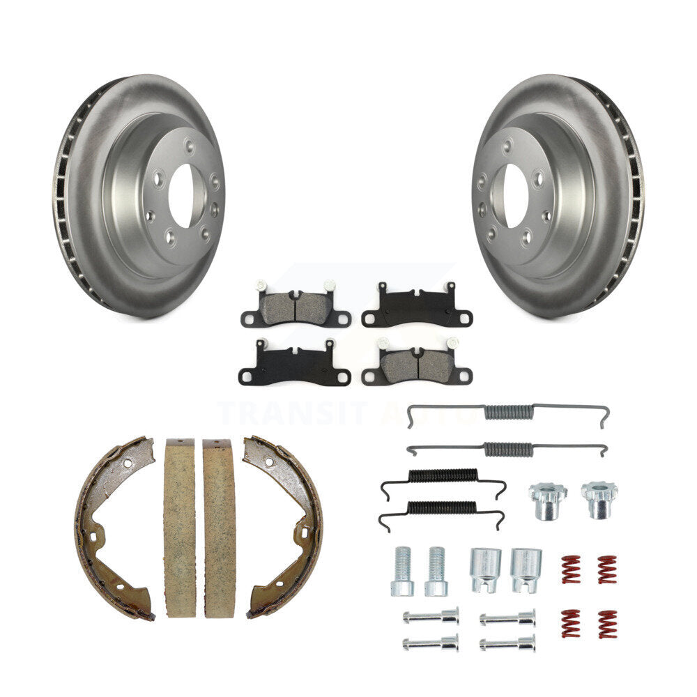 Transit Auto KGS-103382 Disc Brake Kit for 2011-2018 Porsche Cayenne, Volkswagen Touareg - Rear