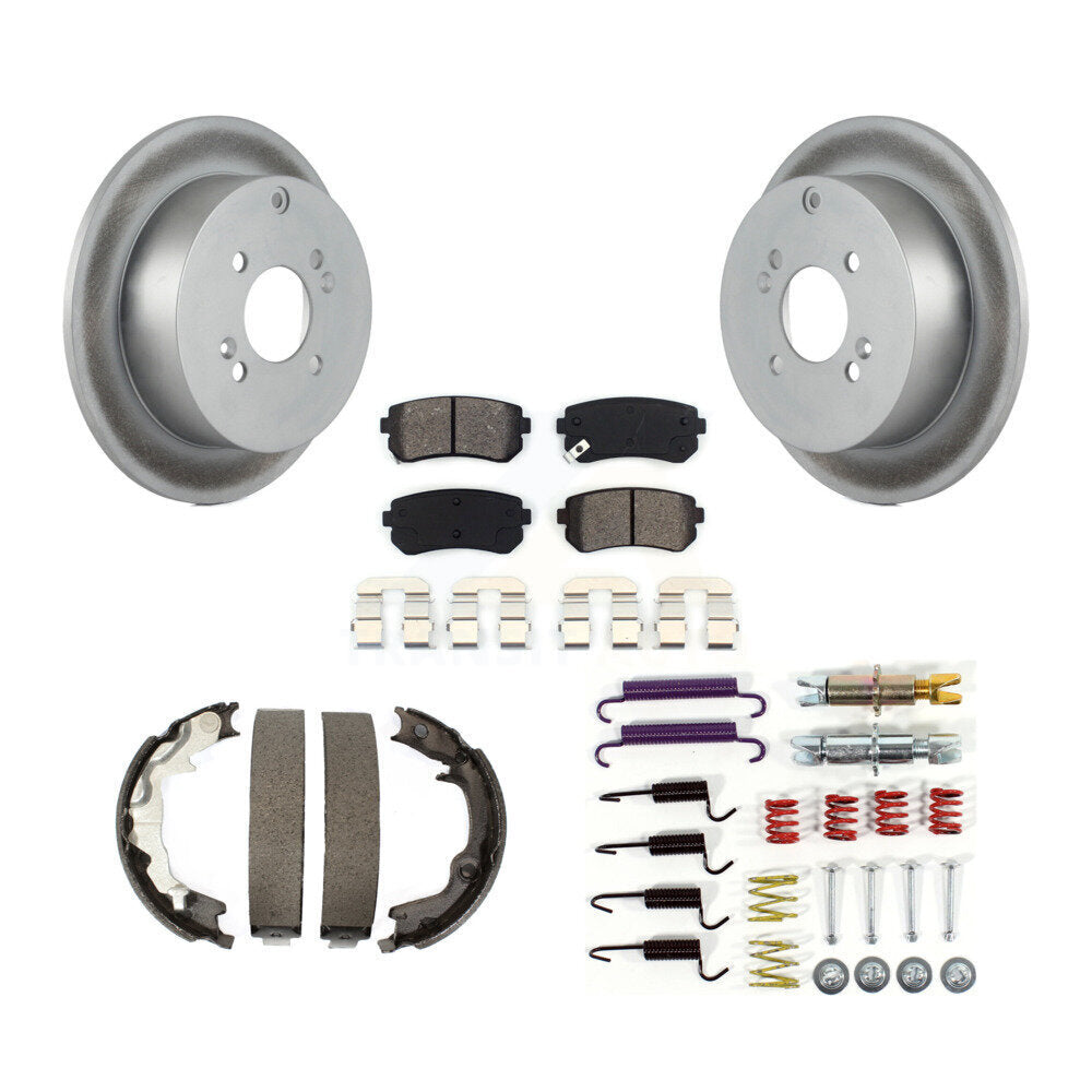 Transit Auto KGS-103426 Disc Brake Kit for 2006-2007 Hyundai Accent, Kia Rio, Kia Rio5 - Rear
