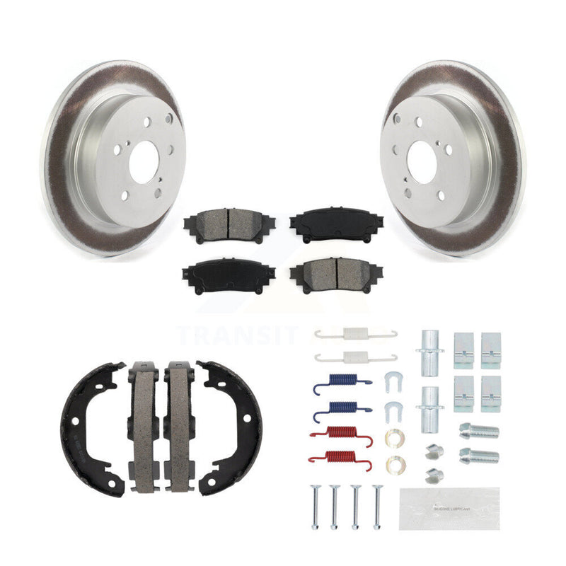 Transit Auto KGS-103433 Disc Brake Kit for 2012-2020 Toyota Mirai, Toyota Prius V - Rear
