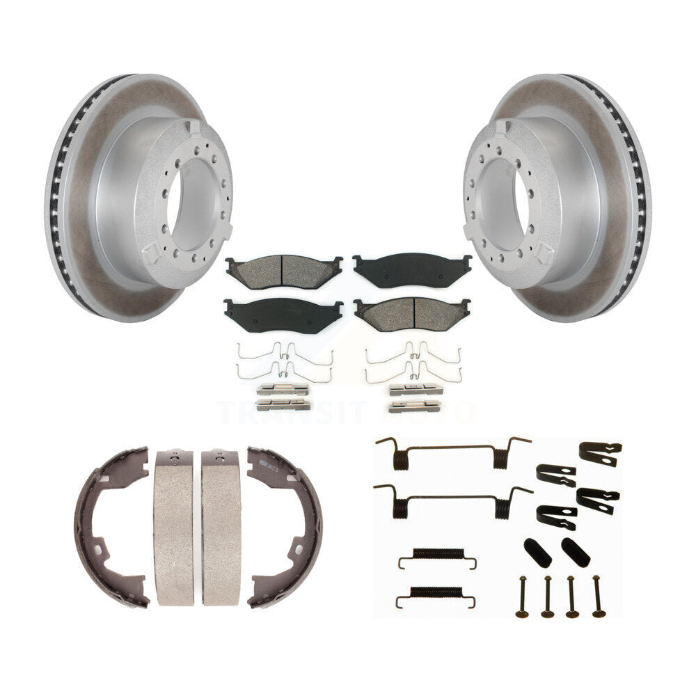 Transit Auto KGS-103453 Disc Brake Kit for 2005-2016 IC Corporation AC Commercial Bus, Ford F-450 Super Duty - Rear