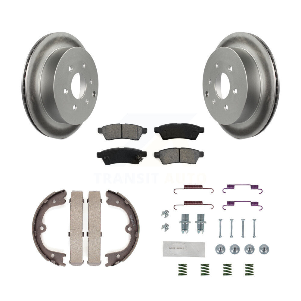 Transit Auto KGS-103523 Disc Brake Kit for 2005-2023 Nissan Xterra, Nissan Frontier - Rear