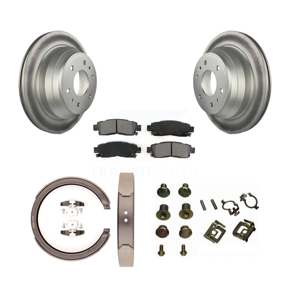Transit Auto KGS-103527 Disc Brake Kit for 2002-2009 Saab 9-7x, Buick Rainier and More - Rear
