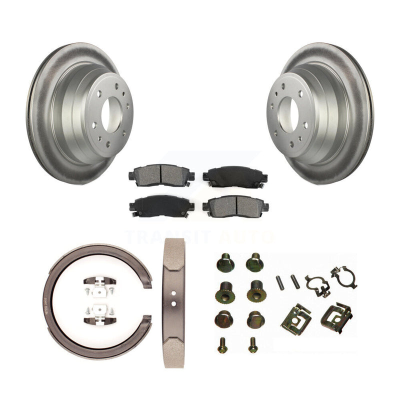 Transit Auto KGS-103527 Disc Brake Kit for 2002-2009 Saab 9-7x, Buick Rainier and More - Rear