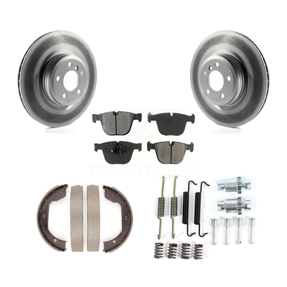 Transit Auto KGS-103551 Disc Brake Kit for 2009-2016 BMW ActiveHybrid 7, BMW Alpina B7 and More - Rear