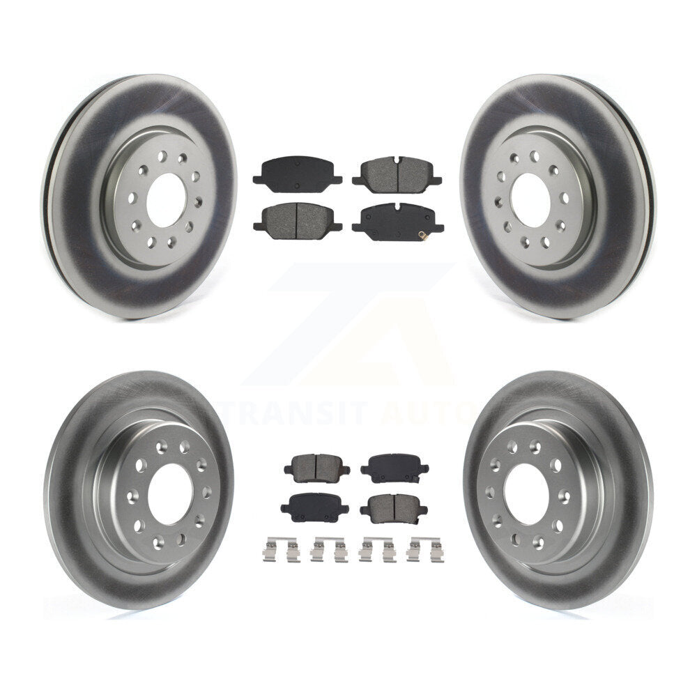 Transit Auto KGS-103574 Disc Brake Kit for 2020 Chevrolet Equinox - Front and Rear