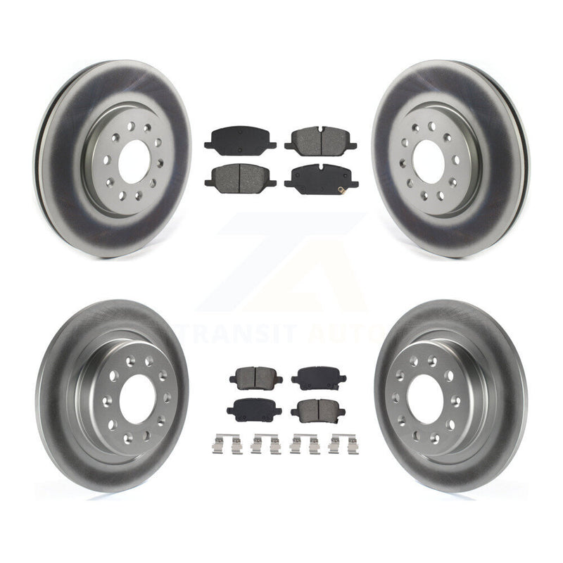 Transit Auto KGS-103574 Disc Brake Kit for 2020 Chevrolet Equinox - Front and Rear